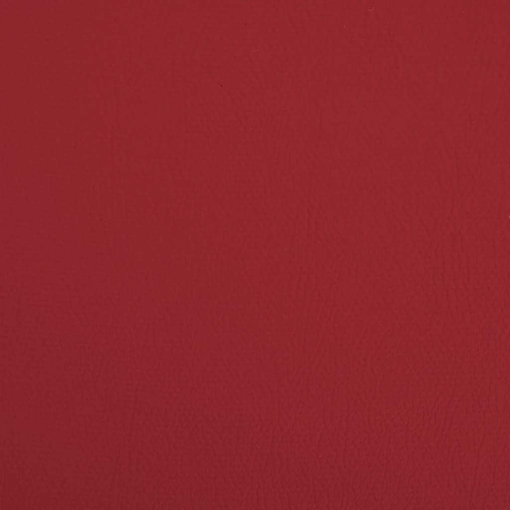 vidaXL Σκαμπό Αποθήκευσης Πτυσσόμενο Μπορντό από PVC