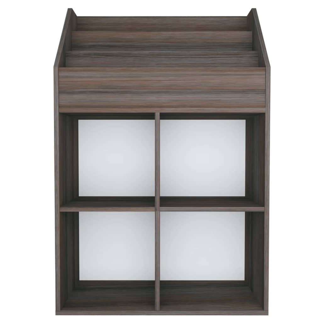 vidaXL Παιδική Ραφιέρα Περ. Γκρι/Sonoma Δρυς 71x30x114εκ Επεξ. Ξύλο