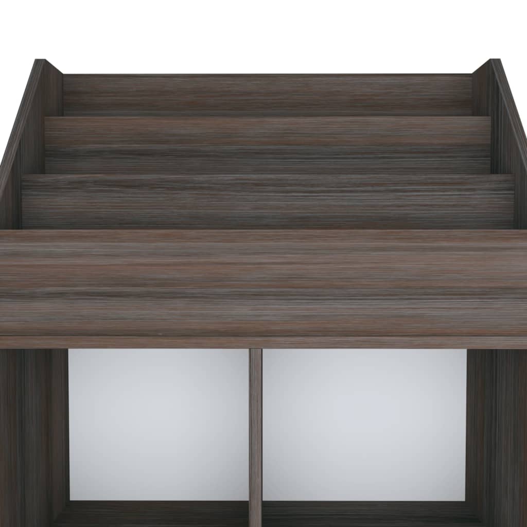 vidaXL Παιδική Ραφιέρα Περ. Γκρι/Sonoma Δρυς 71x30x114εκ Επεξ. Ξύλο