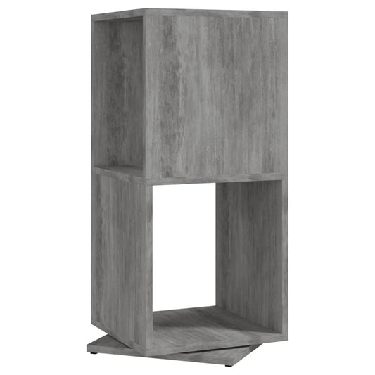 vidaXL Ντουλάπι Περιστρ. Γκρι Σκυρ. 34,5x34,5x75,5 εκ. Επεξ. Ξύλο