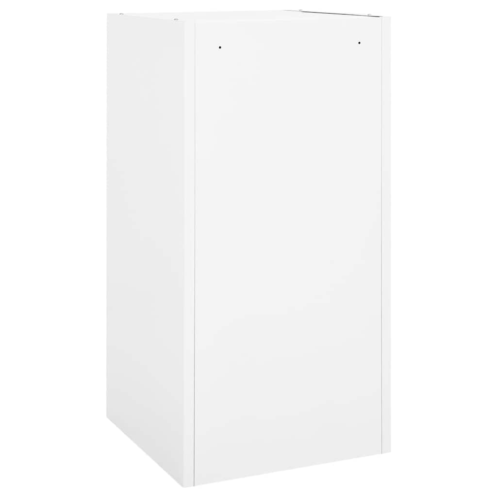 vidaXL Ντουλάπα για Σέλα Λευκό 53 x 53 x 105 εκ. Ατσάλινο