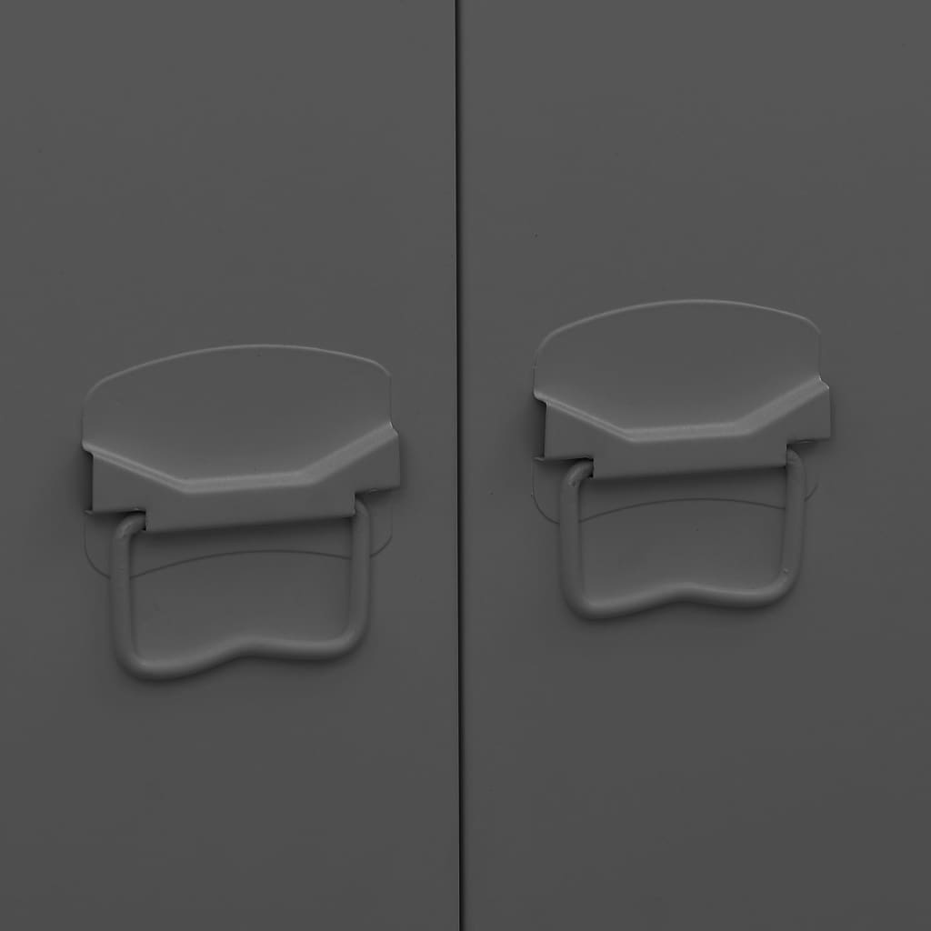 vidaXL Ντουλάπα Βιομηχανική Ανθρακί 90 x 50 x 180 εκ. Μεταλλική