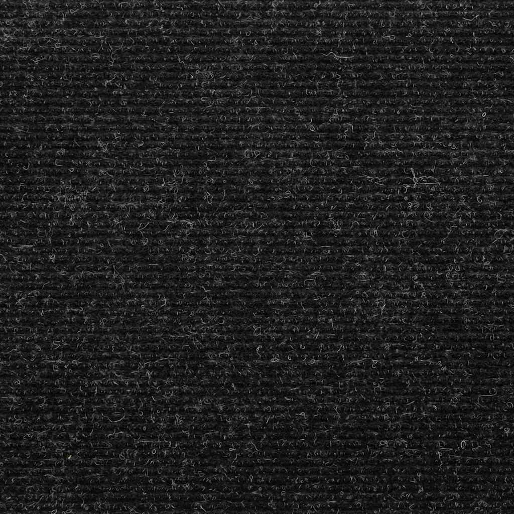 vidaXL Πατάκια Σκάλας Αυτοκόλλητα 15 τεμ. Ανθρακί 65x22,5x3,5 εκ.