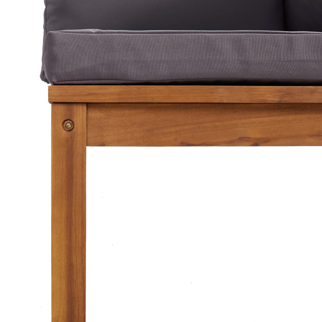 vidaXL Σαλόνι Κήπου 8 Τεμαχίων από Μασίφ Ξύλο Ακακίας με Μαξιλάρια