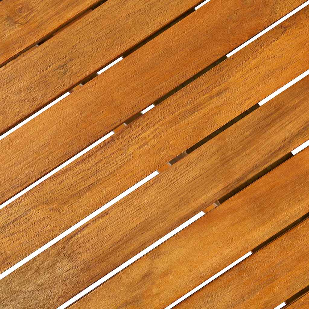 vidaXL Σετ Τραπεζαρίας Κήπου 7 Τεμαχίων 180x90x75 εκ. Μασίφ Ακακία
