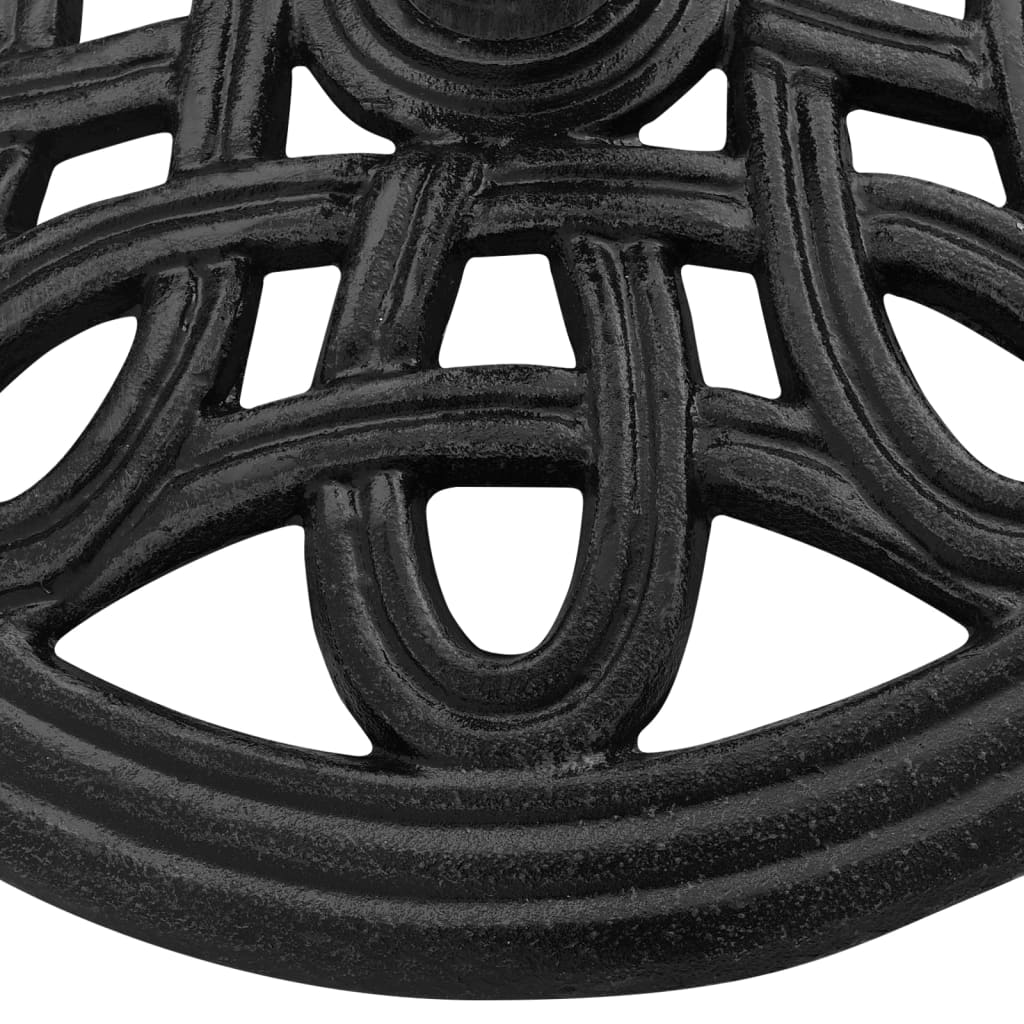 vidaXL Βάση Ομπρέλας Μαύρη 44 x 44 x 32 εκ. από Χυτοσίδηρο