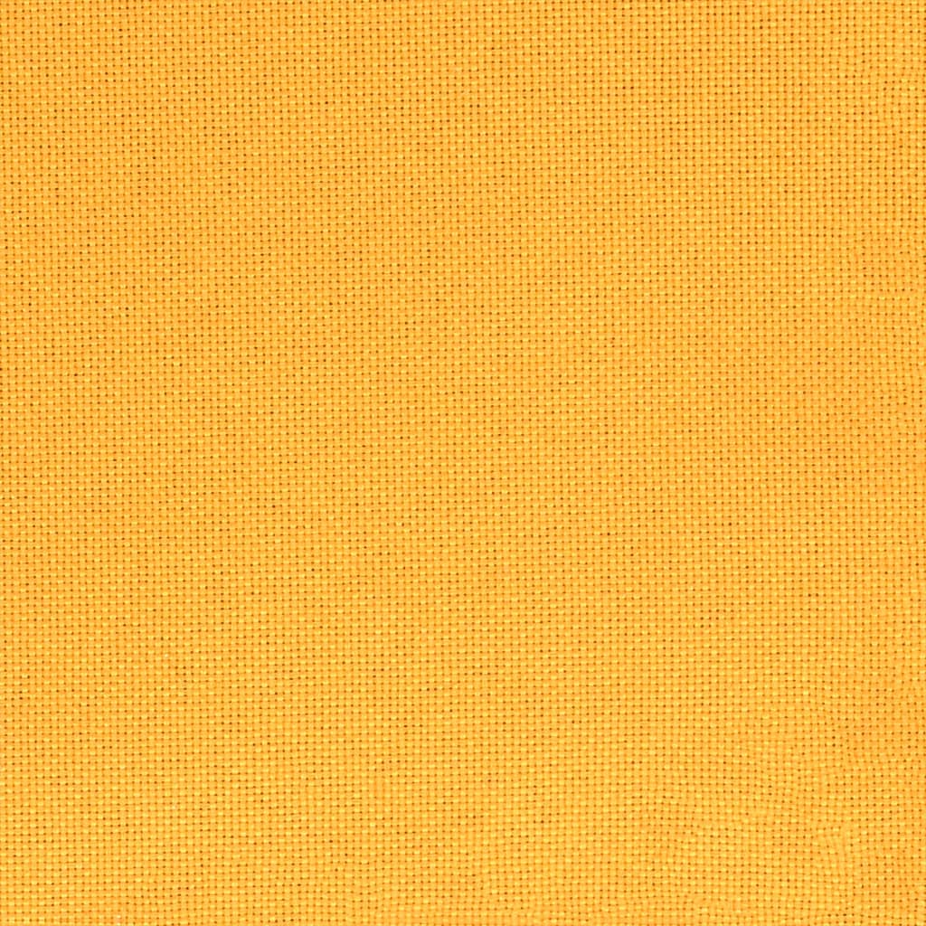 vidaXL Καρέκλα Τραπεζαρίας Περιστρεφόμενη Κίτρινη Υφασμάτινη