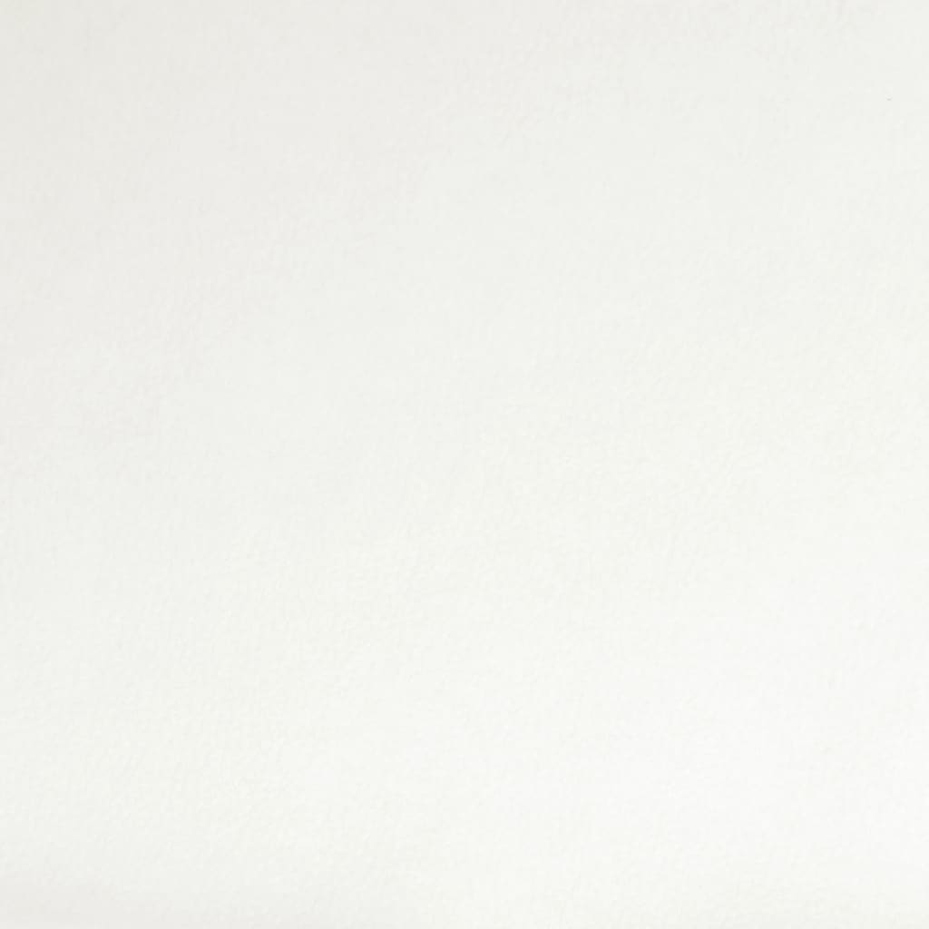 vidaXL Καρέκλα Τραπεζαρίας Περιστρεφόμενη Λευκή από Συνθετικό Δέρμα