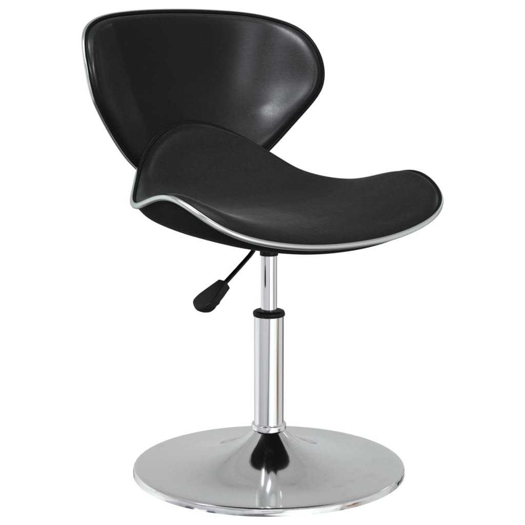 vidaXL Καρέκλες Τραπεζαρίας 6 τεμ. Μαύρες από Συνθετικό Δέρμα