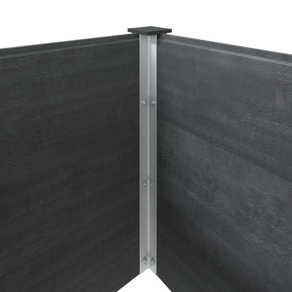 vidaXL Ζαρντινιέρα Υπερυψωμένη Γκρι 200 x 50 x 54 εκ. από WPC