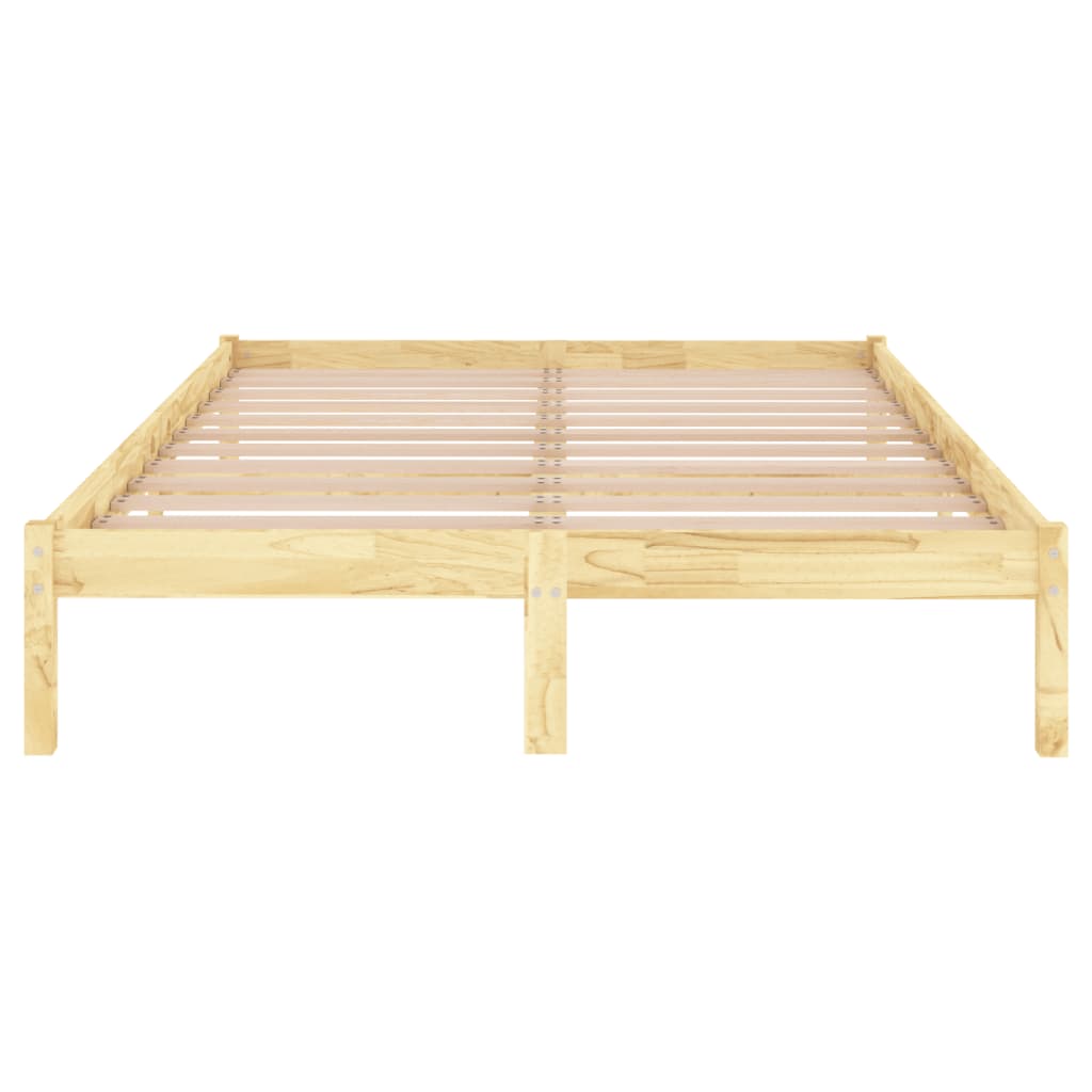 vidaXL Πλαίσιο Κρεβατιού 150 x 200 εκ. Μασίφ Ξύλο King Size