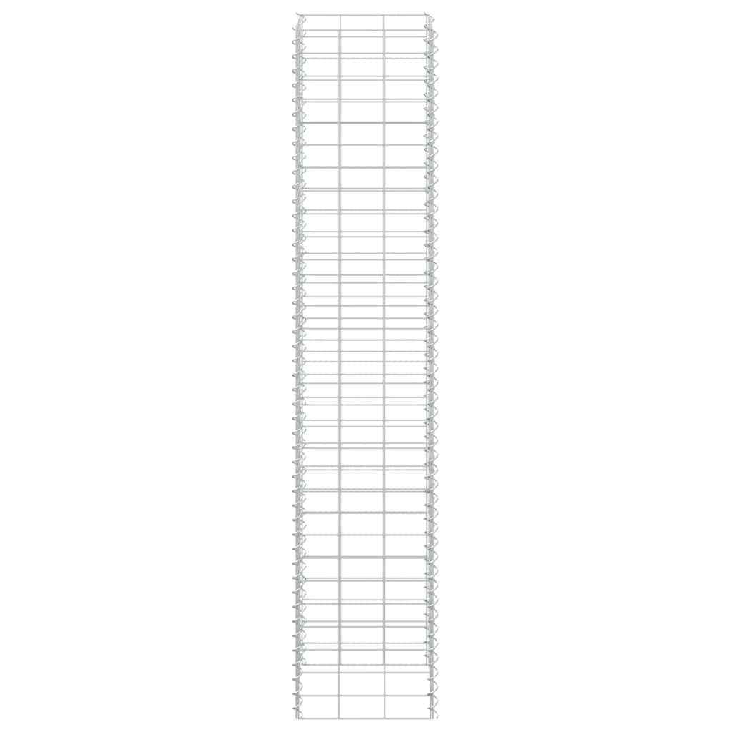 vidaXL Συρματοκιβώτια-Γλάστρες Υπερυψ. 3 τεμ. 30x30x150εκ. Σιδερένιες