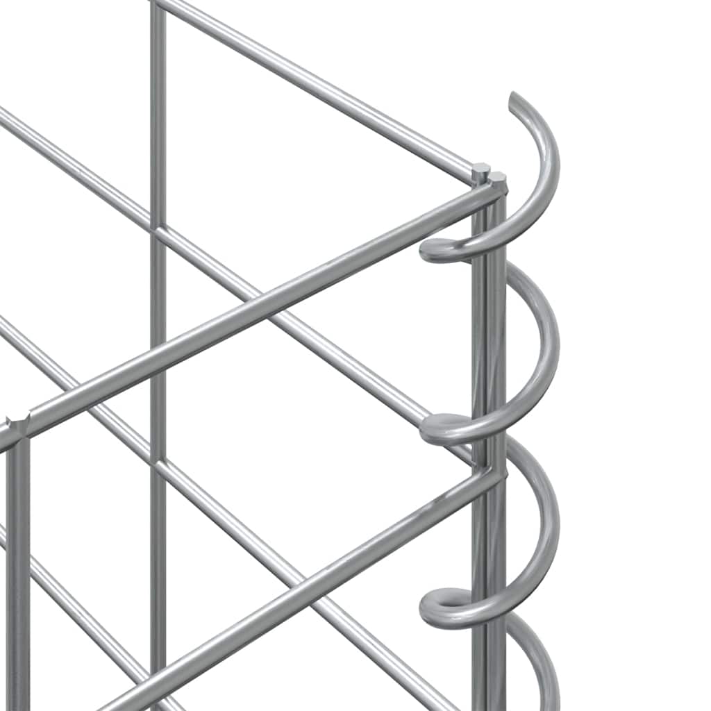 vidaXL Συρματοκιβώτια-Γλάστρες Υπ. 4τεμ 30x30x50/100/150/200εκ Σιδερ.