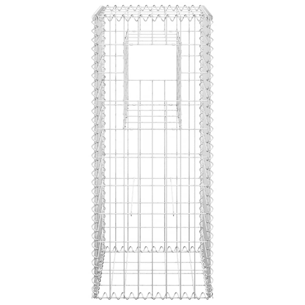 vidaXL Συρματοκιβώτιο Στύλος 40 x 40 x 100 εκ. Σιδερένιο