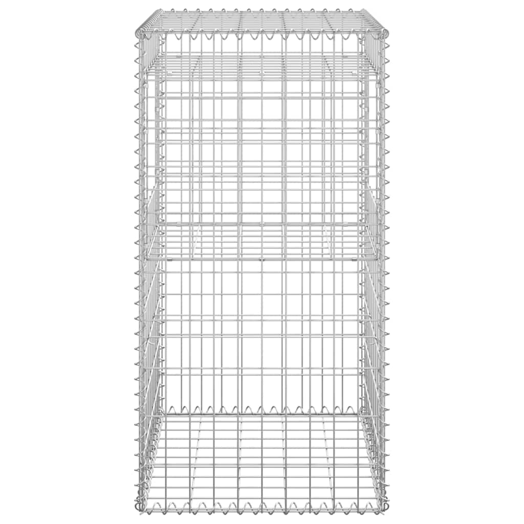 vidaXL  Συρματοκιβώτιο Στύλος 50 x 50 x 100 εκ. Σιδερένιο