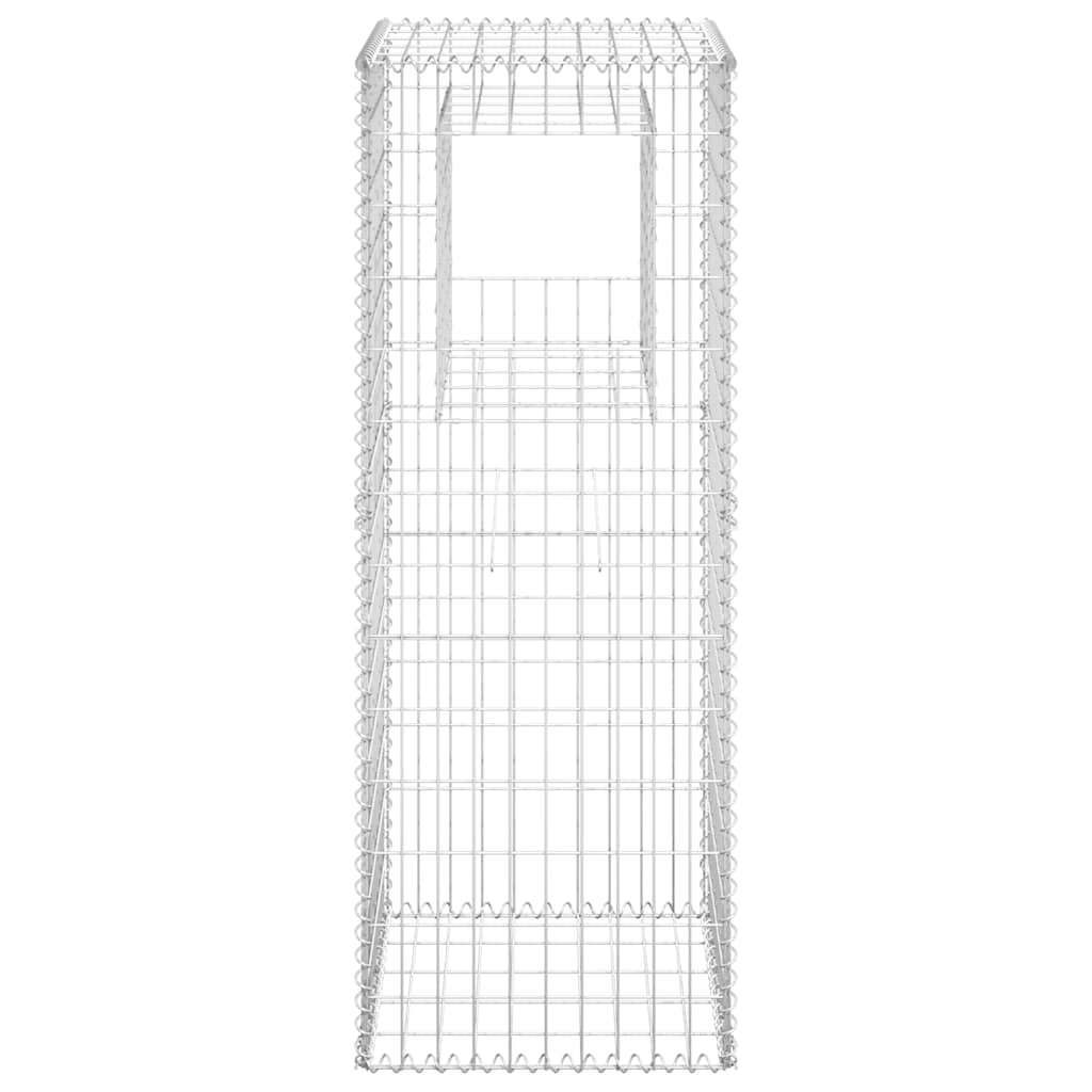 vidaXL  Συρματοκιβώτιο Στύλος 50 x 50 x 140 εκ. Σιδερένιο