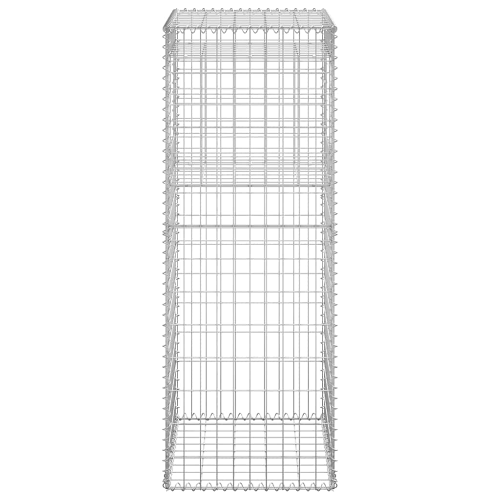 vidaXL  Συρματοκιβώτιο Στύλος 50 x 50 x 140 εκ. Σιδερένιο