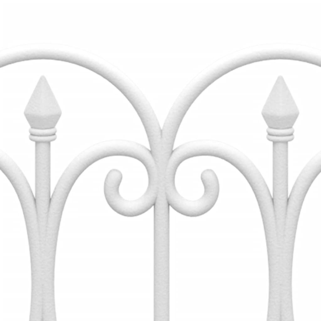 vidaXL Μπορντούρες Γκαζόν 17 τεμ. Λευκές 10 μ. από Πολυπροπυλένιο