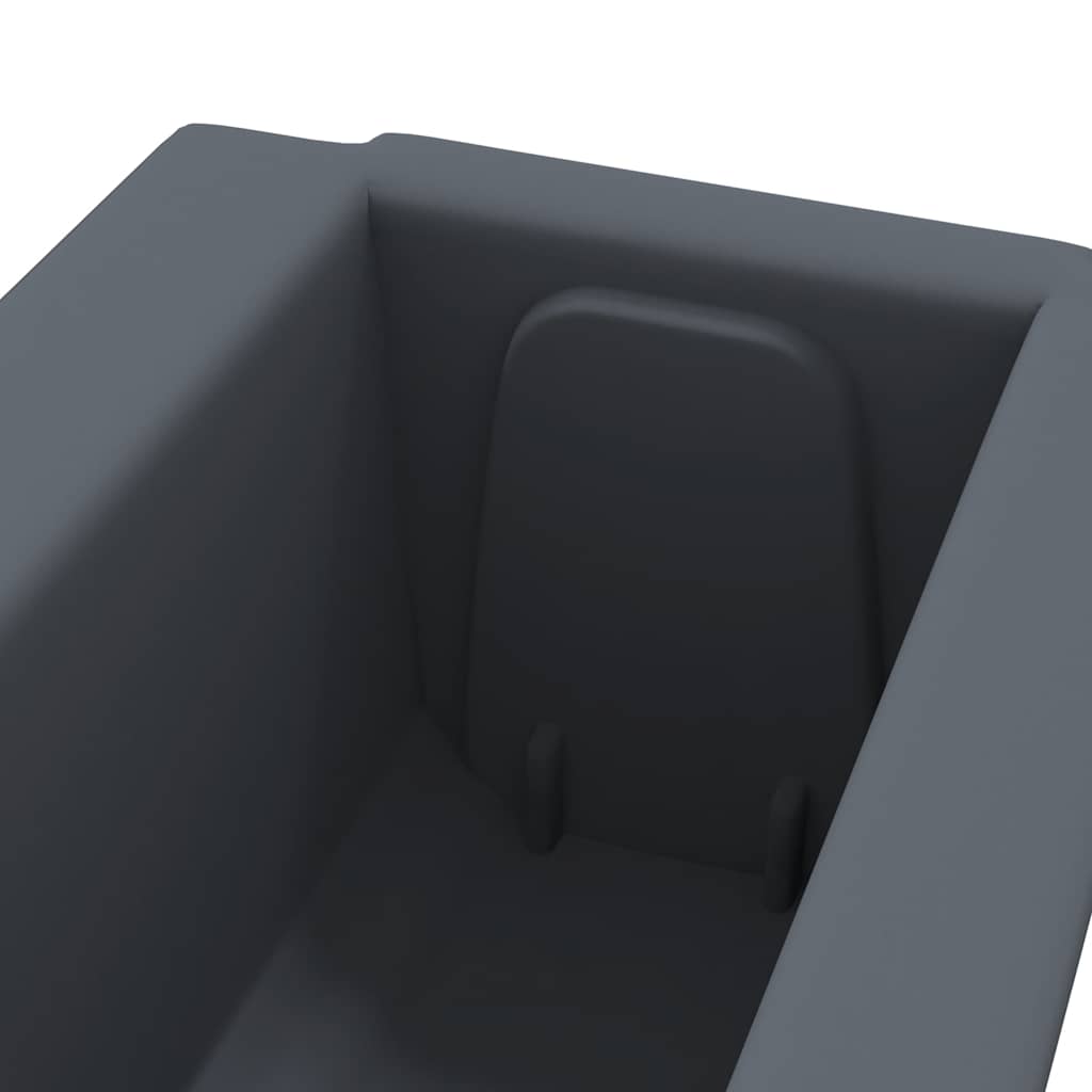 vidaXL Ζαρντινιέρες για Ευρωπαλέτες 12 τεμ. Γκρι 36x13,5x9,5 εκ. PP