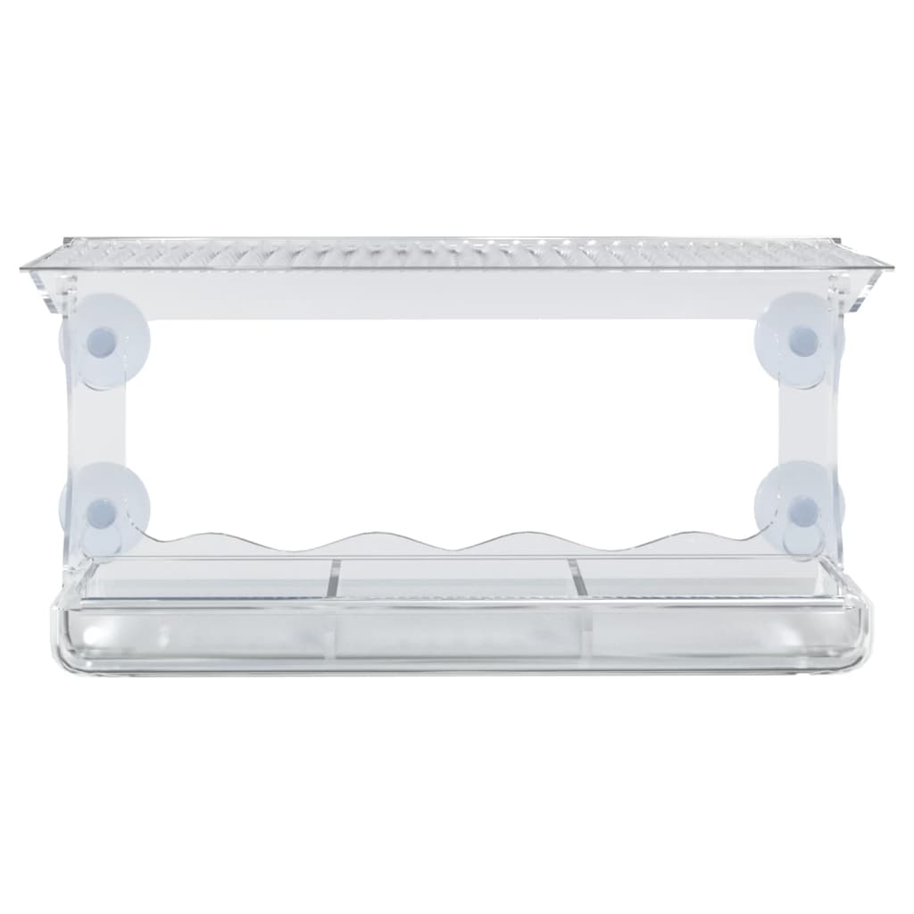 vidaXL Ταΐστρες Πουλιών για Παράθυρο 2 τεμ. 30x12x15 εκ. Ακρυλικές