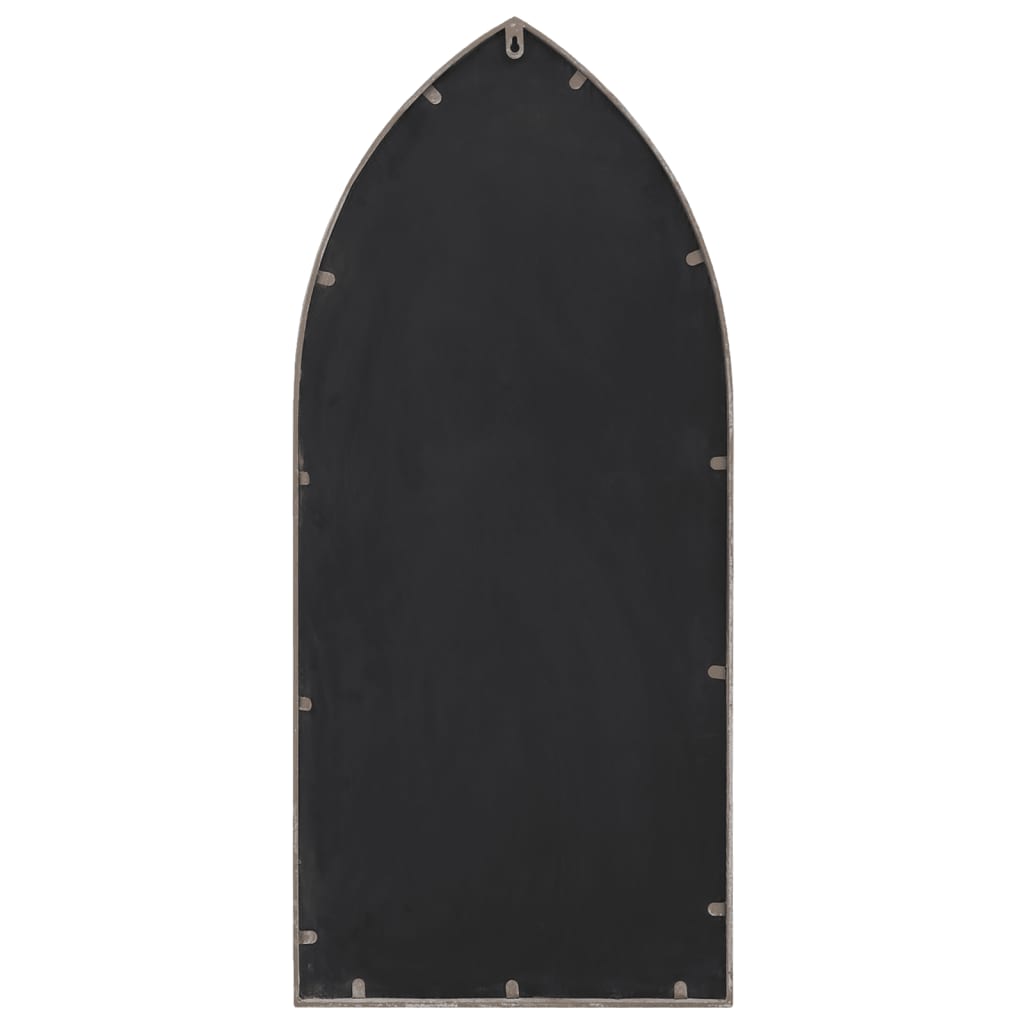 vidaXL Καθρέφτης Κήπου για Εξ. Χώρους Λευκό της Άμμου 70x30 εκ. Σίδερο