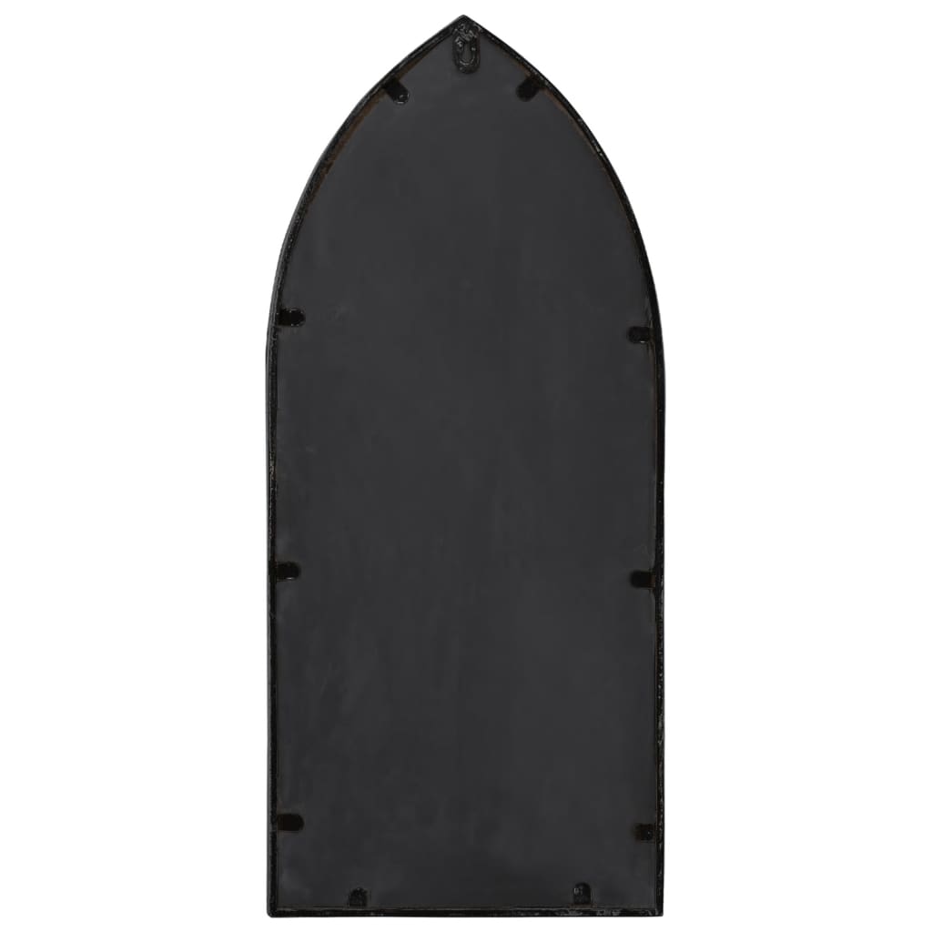 vidaXL Καθρέφτης Κήπου για Εξ. Χώρους Μαύρος 70 x 30 εκ. από Σίδερο