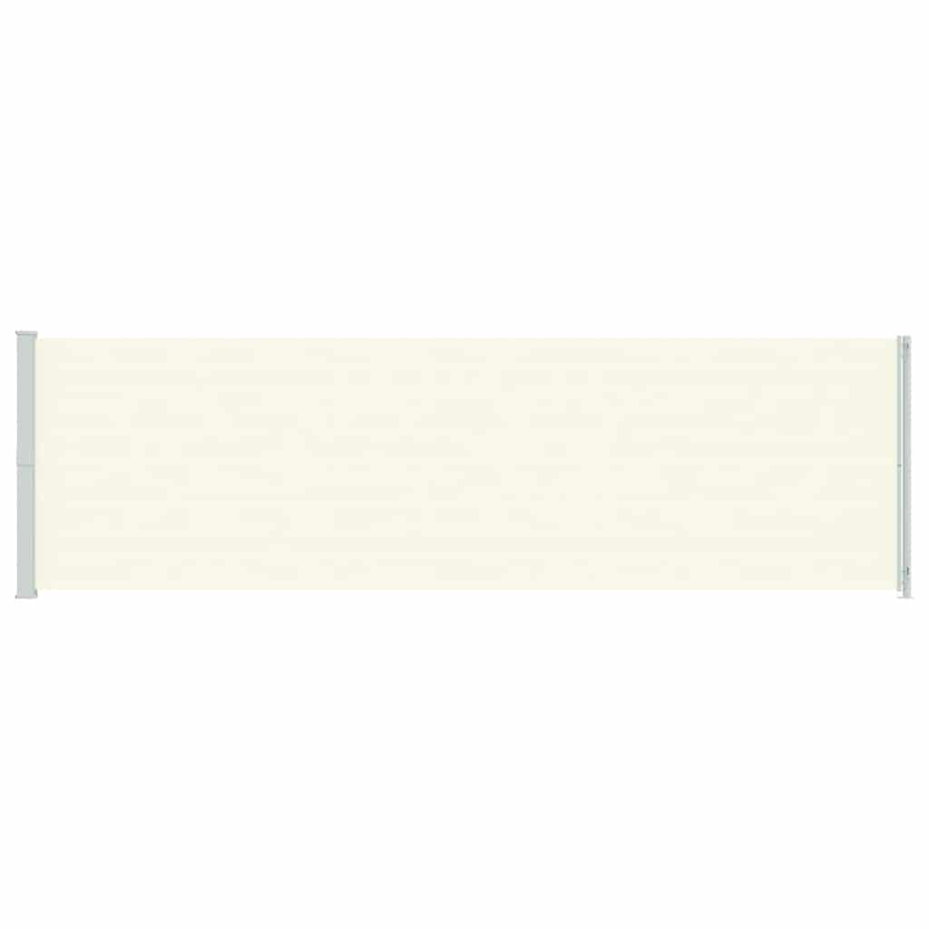 vidaXL Σκίαστρο Βεράντας Πλαϊνό Συρόμενο Κρεμ 180 x 600 εκ.