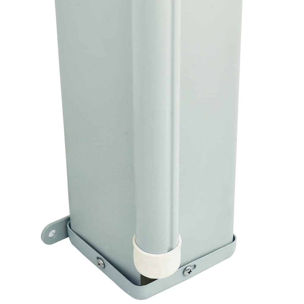 vidaXL Σκίαστρο Πλαϊνό Συρόμενο Βεράντας Μαύρο 200 x 600 εκ.