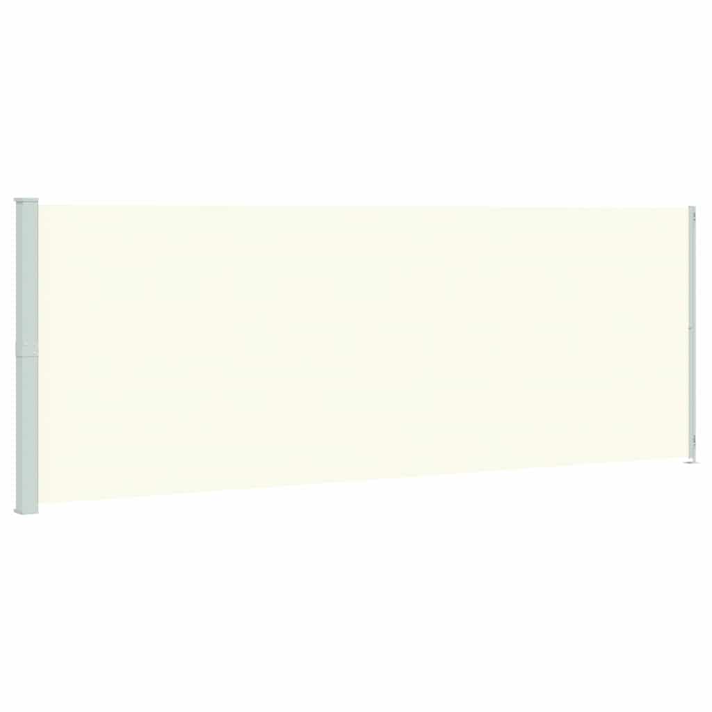 vidaXL Σκίαστρο Πλαϊνό Συρόμενο Βεράντας Κρεμ 220 x 600 εκ.