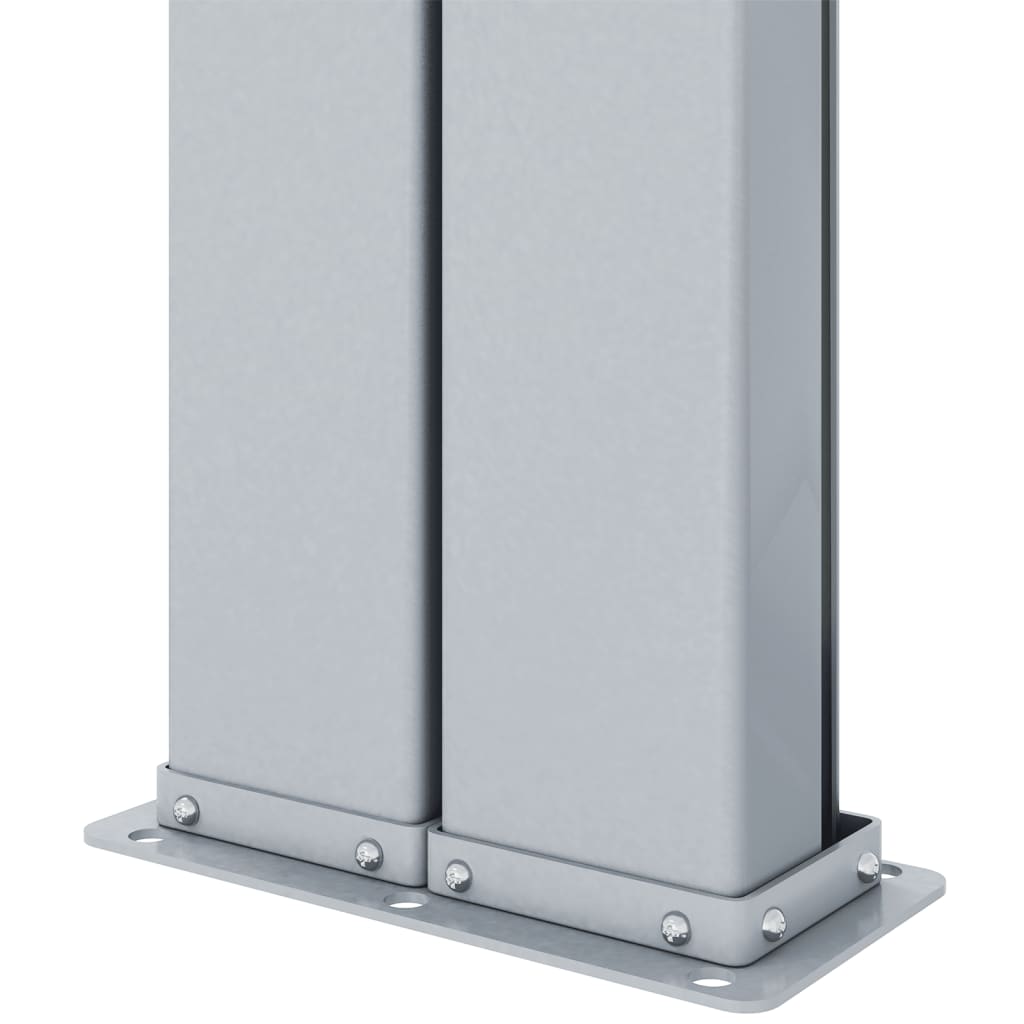 vidaXL Σκίαστρο Πλαϊνό Συρόμενο Κρεμ 180 x 1000 εκ.