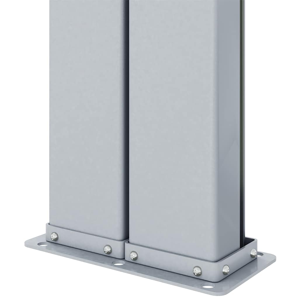 vidaXL Σκίαστρο Πλαϊνό Συρόμενο Μαύρο 220 x 1000 εκ.