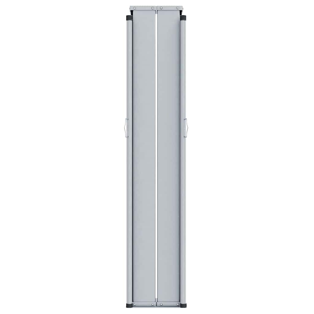 vidaXL Διαχωριστικό Βεράντας Συρόμενο Μαύρο 117 x 1200 εκ.