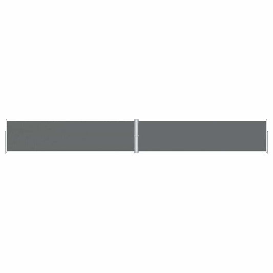 vidaXL Σκίαστρο Πλαϊνό Συρόμενο Ανθρακί 160 x 1200 εκ.