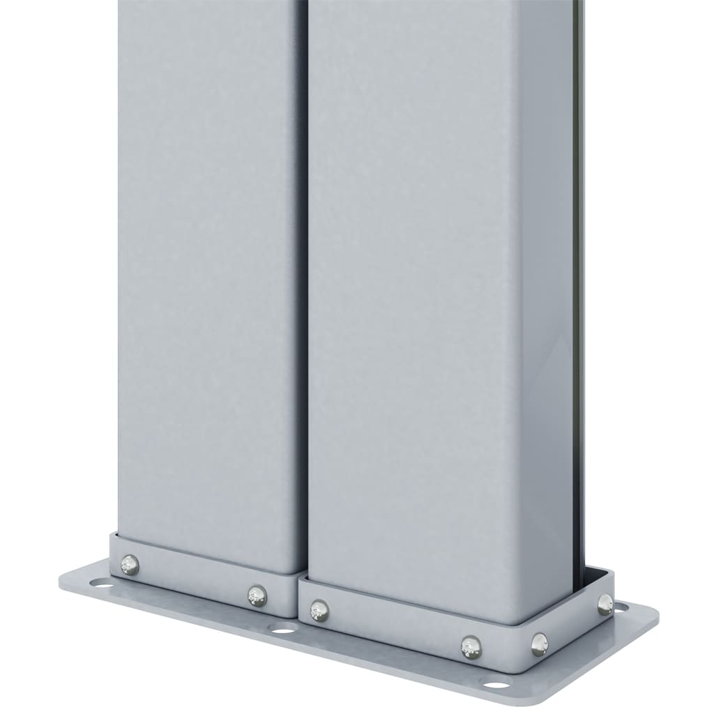 vidaXL Σκίαστρο Πλαϊνό Συρόμενο Μαύρο 200 x 1200 εκ.