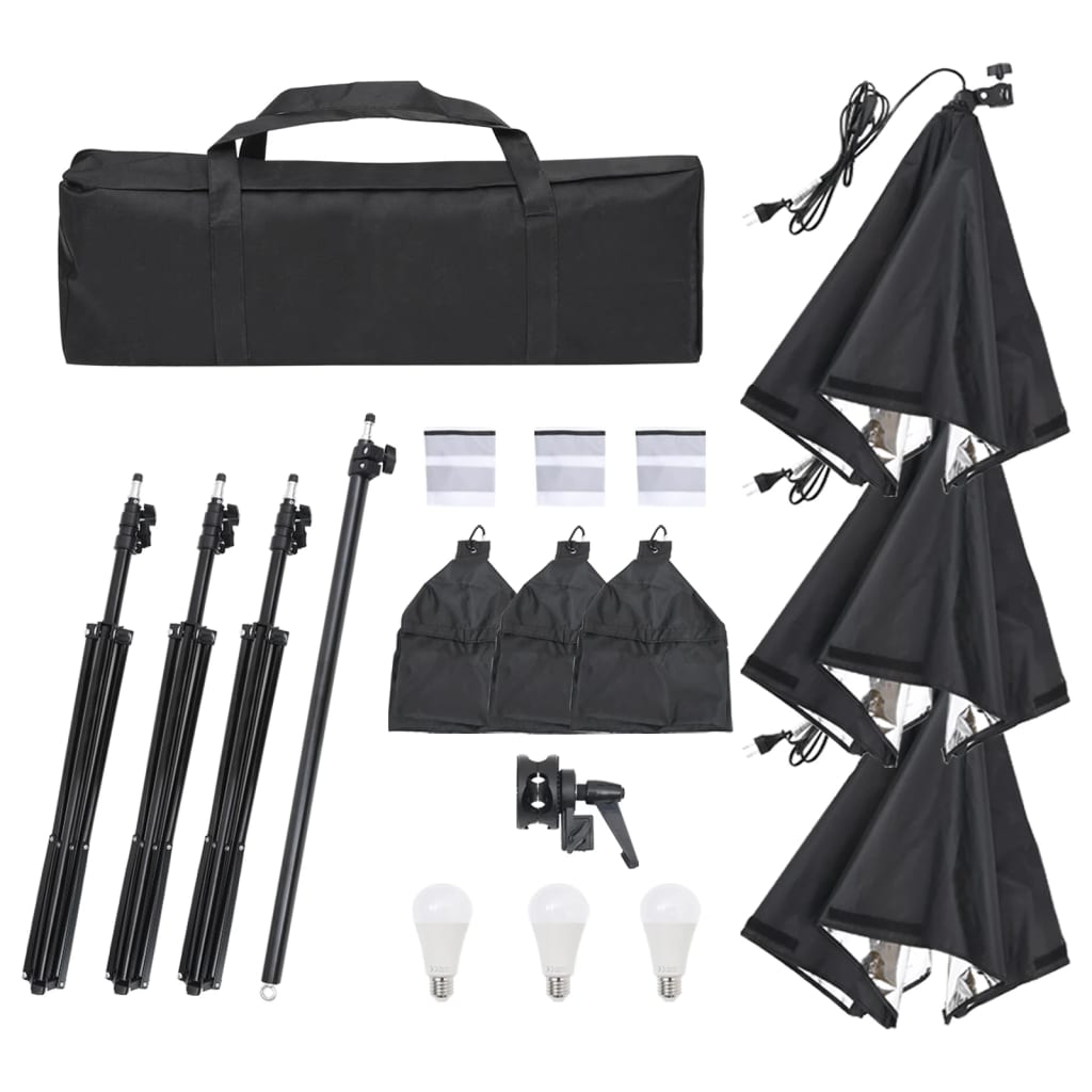 vidaXL Κιτ Στούντιο Φωτογράφισης με Τρίποδο & Softbox