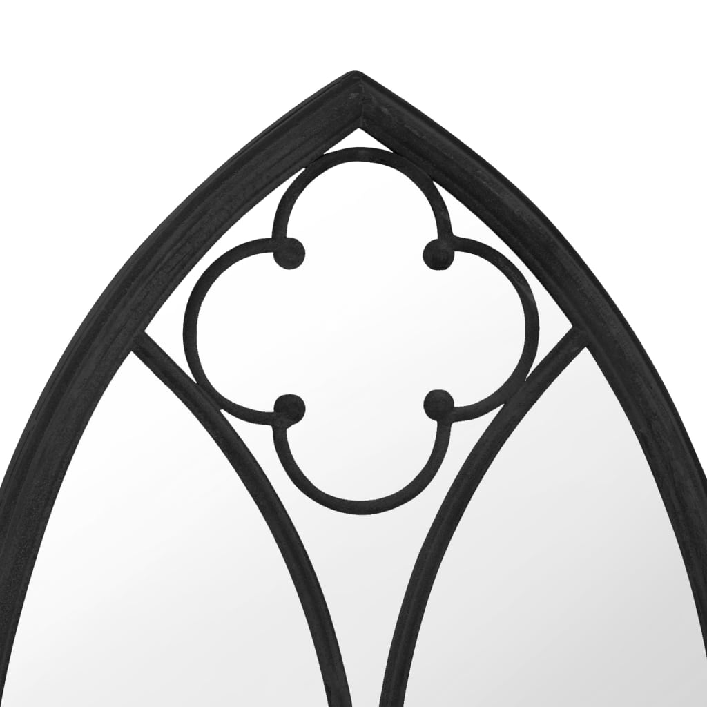 vidaXL Καθρέφτης για Εσ. Χώρους Μαύρος 70 x 30 εκ. από Σίδερο