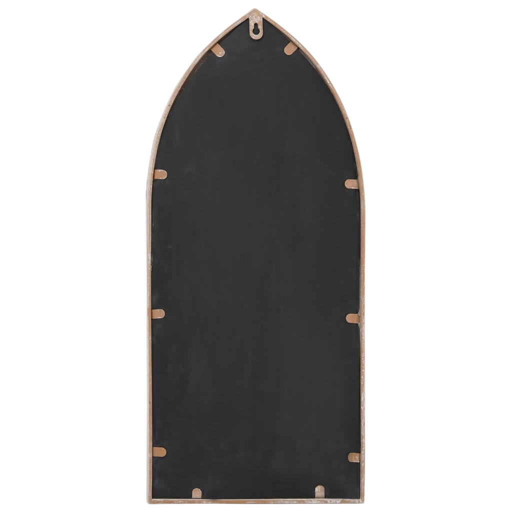 vidaXL Καθρέφτης για Εσ. Χώρους Λευκό της Άμμου 70 x 30 εκ. από Σίδερο