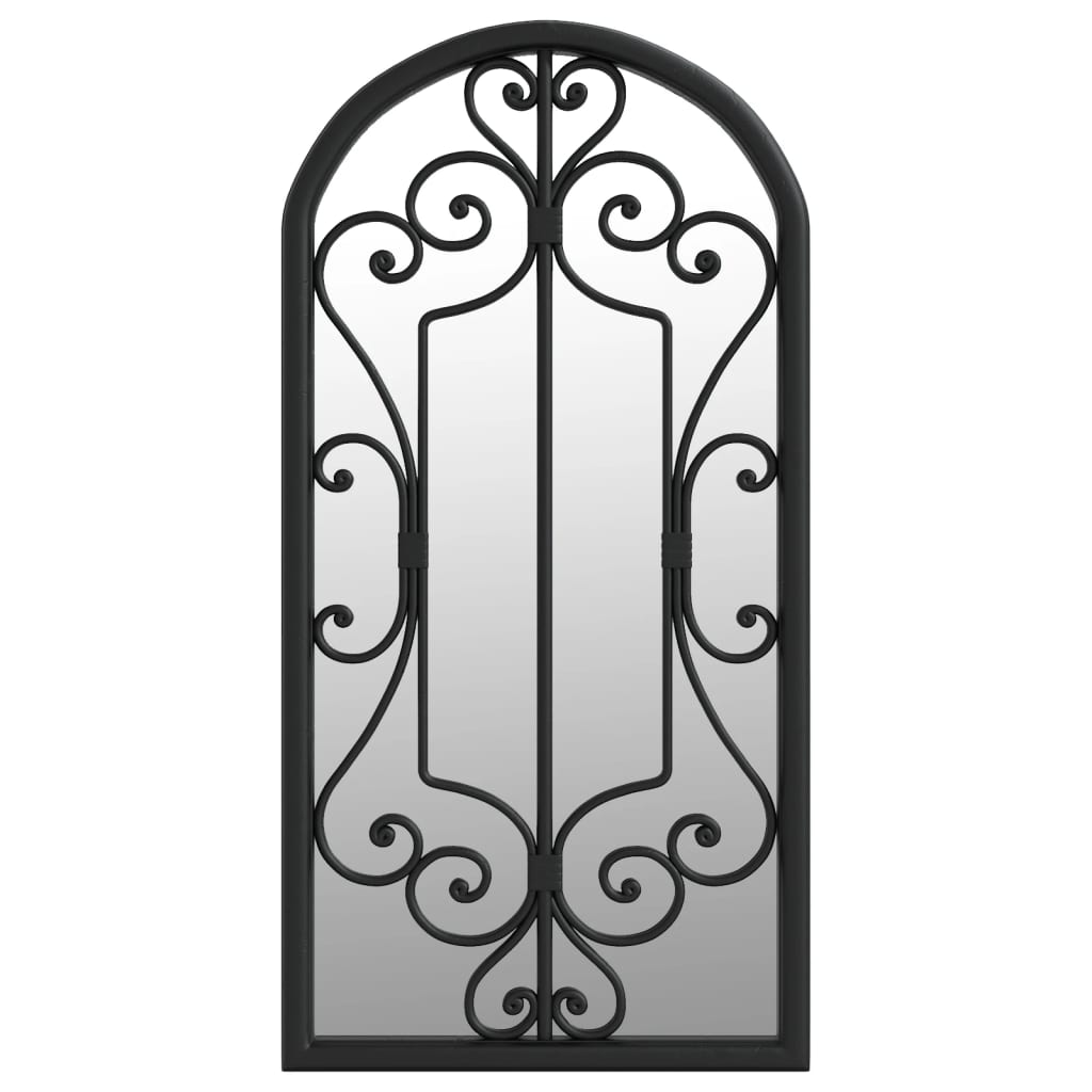 vidaXL Καθρέφτης για Εσ. Χώρους Μαύρος 70 x 30 εκ. από Σίδερο