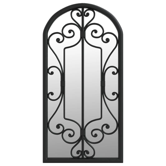 vidaXL Καθρέφτης για Εσ. Χώρους Μαύρος 70 x 30 εκ. από Σίδερο