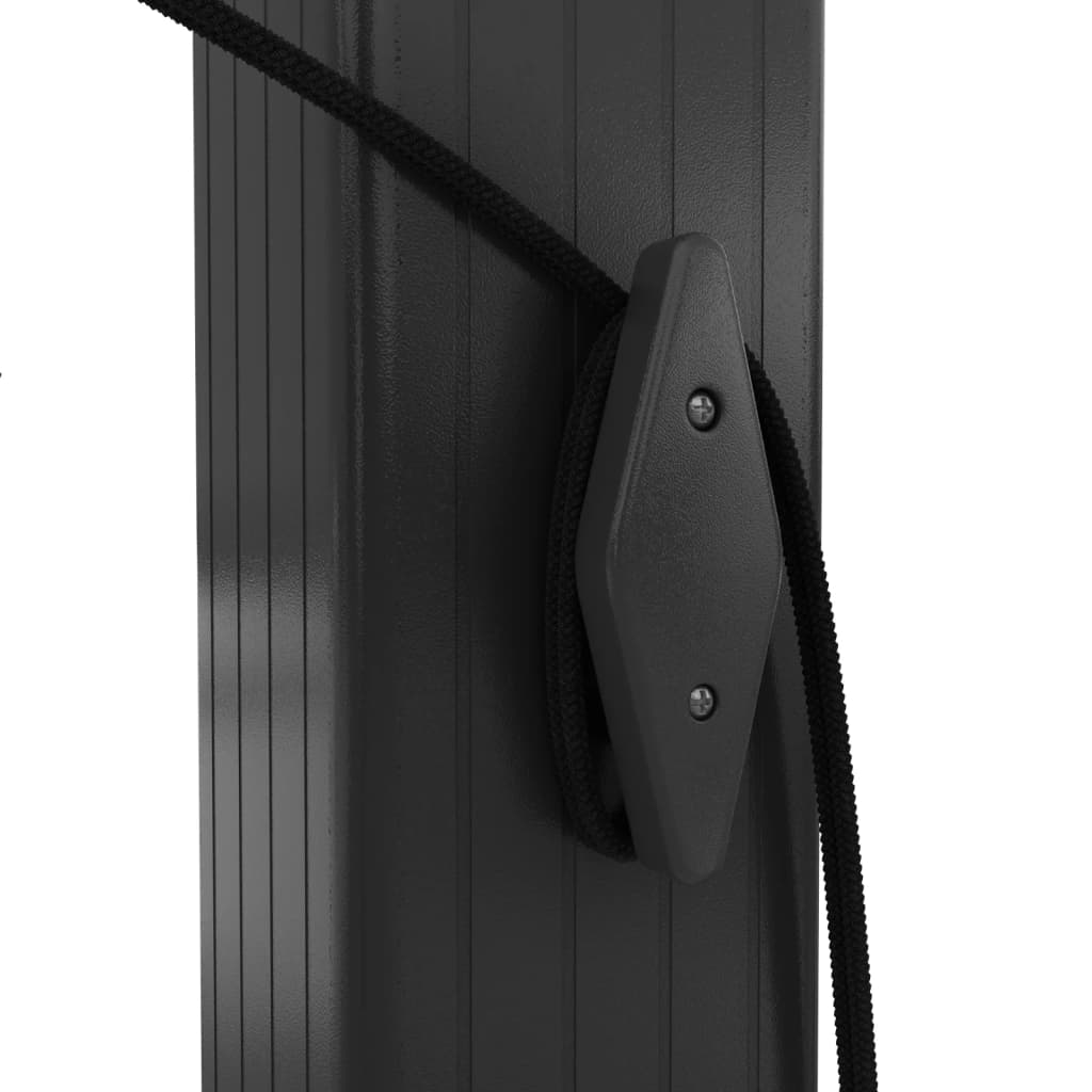 vidaXL Κιόσκι Κήπου με Πτυσσόμενη Οροφή Ανθρακί 4 x 3 μ.