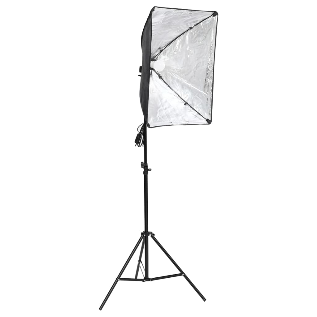 vidaXL Κιτ Φωτογραφικού Στούντιο με Softbox, Φόντο & Ανακλαστήρα