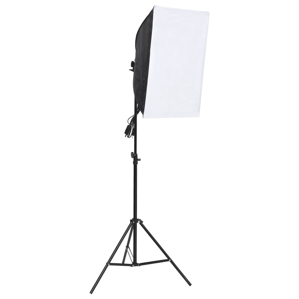 vidaXL Κιτ Φωτισμού Φωτογραφικού Στούντιο με Softbox και Φόντο