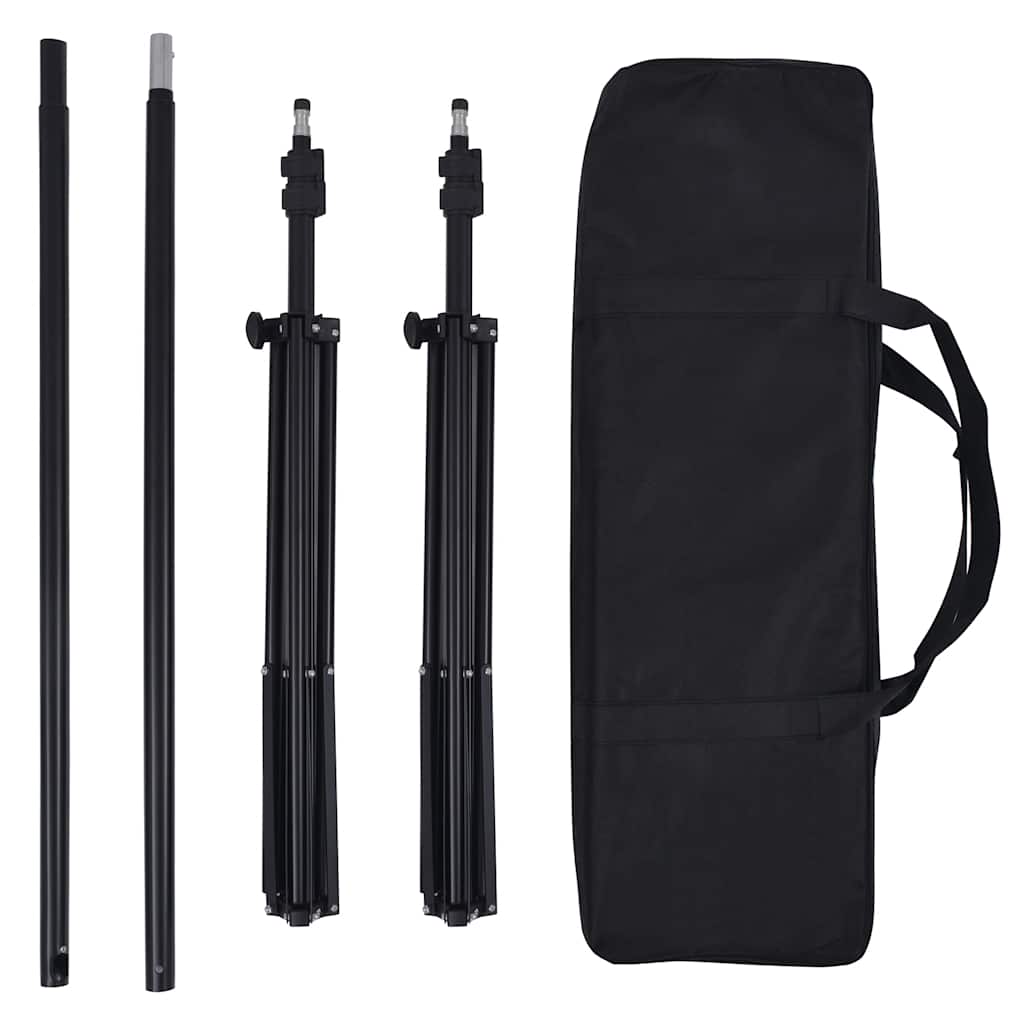 vidaXL Κιτ Φωτογραφικού Στούντιο με Σετ Φώτα, Φόντο & Ανακλαστήρα