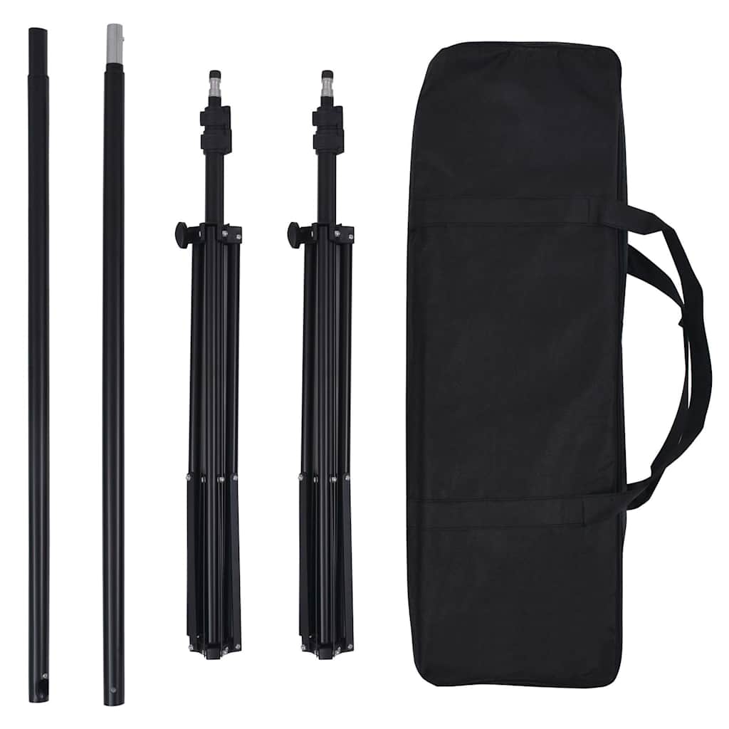 vidaXL Κιτ Φωτογραφικού Στούντιο με Σετ Φώτα, Φόντο & Ανακλαστήρα