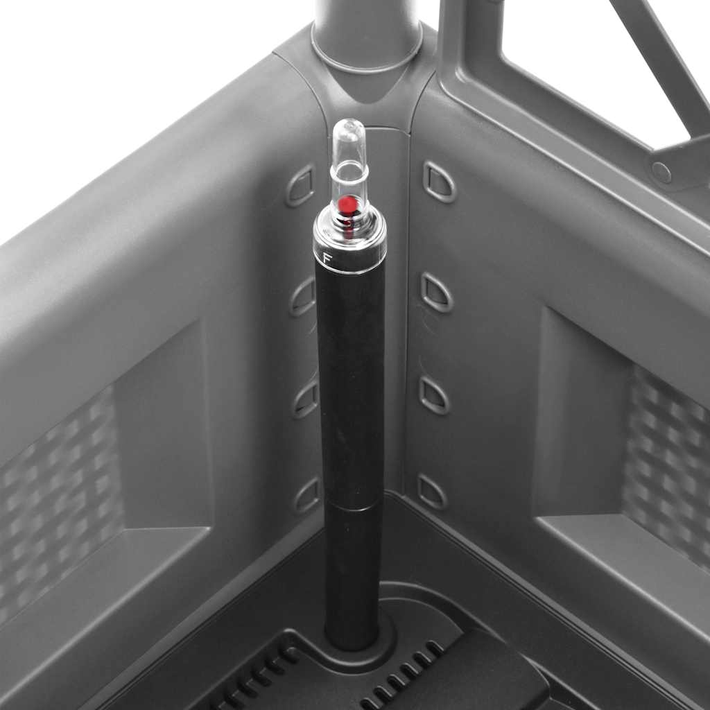 vidaXL Ζαρντινιέρα Κήπου Γκρι με Καφασωτό και Αυτόματο Πότισμα