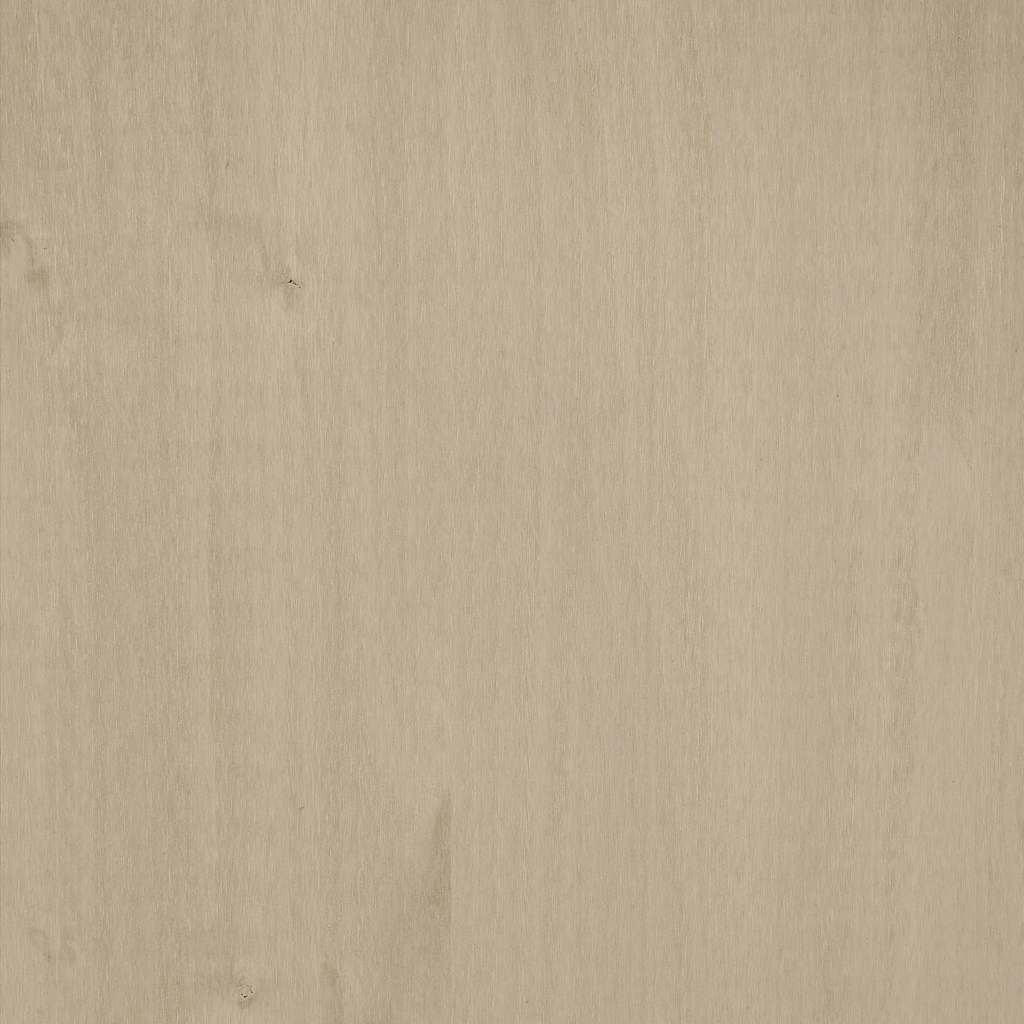 vidaXL Ντουλάπι HAMAR Καφέ Μελί 85 x 35 x 80 εκ. Μασίφ Ξύλο Πεύκου