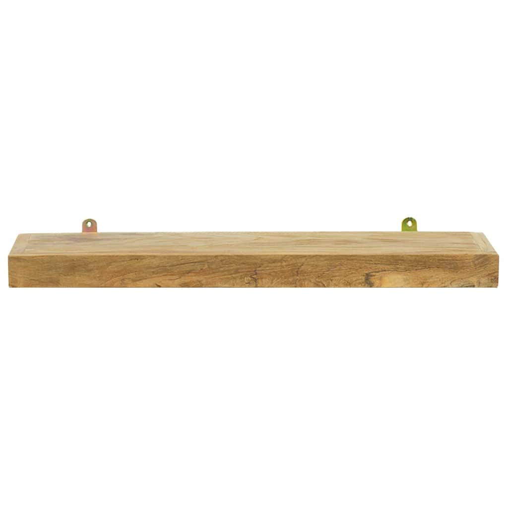 vidaXL Ράφια Τοίχου 2 τεμ. 60 x 15 x 4 εκ. από Μασίφ Ξύλο Teak