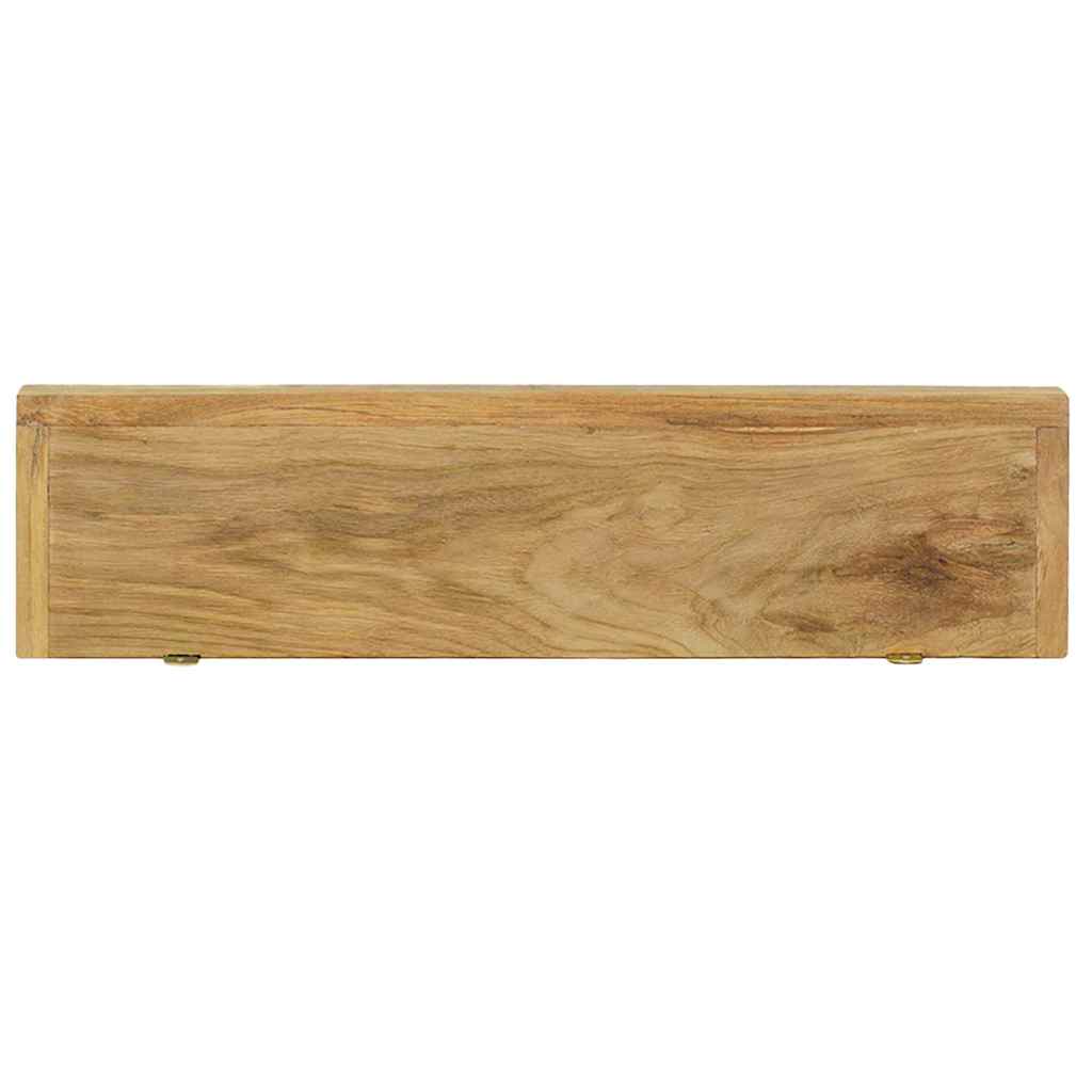 vidaXL Ράφια Τοίχου 2 τεμ. 60 x 15 x 4 εκ. από Μασίφ Ξύλο Teak