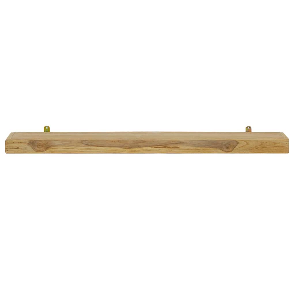 vidaXL Ράφια Τοίχου 2 τεμ. 90 x 15 x 4 εκ. από Μασίφ Ξύλο Teak