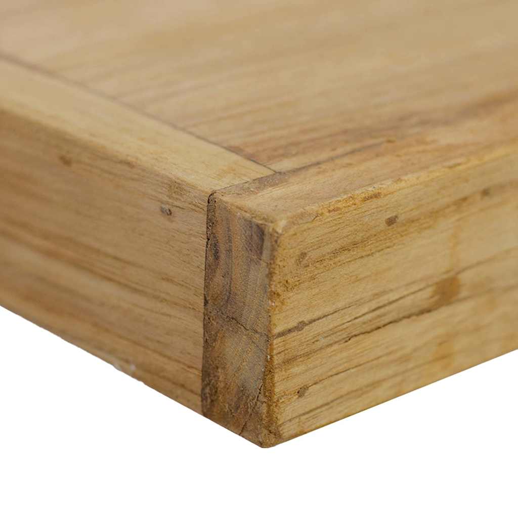 vidaXL Ράφια Τοίχου 2 τεμ. 90 x 15 x 4 εκ. από Μασίφ Ξύλο Teak